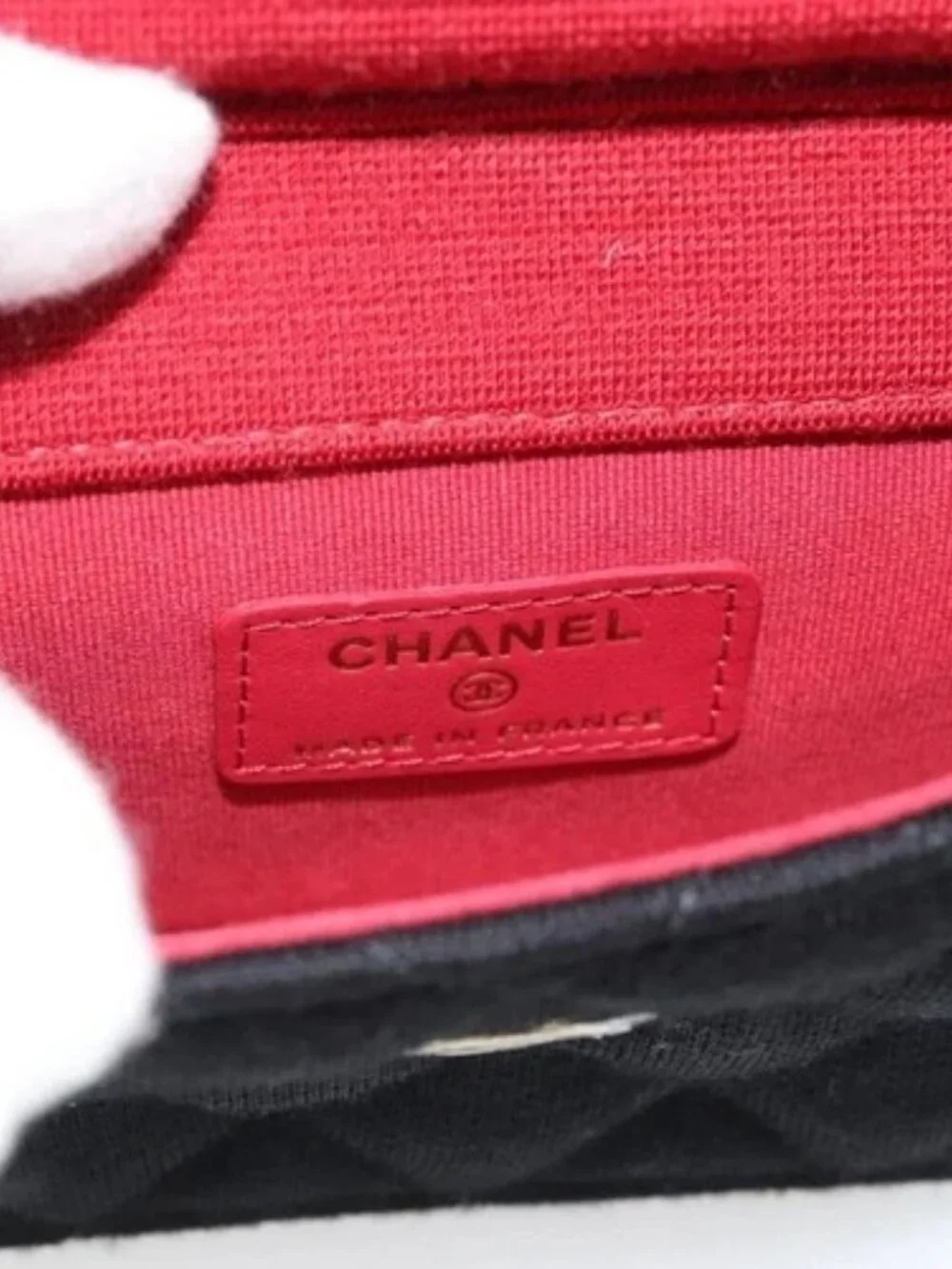 CHANEL brand	chanel color	black